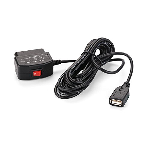 REARMASTER Auto Kamera Dashcam kabel mit Dual Modus Schalter, 24 Stunden ?berwachung modus und ACC modus, OBD-Anschluss REARMASTER Auto Kamera Dashcam kabel mit Dual Modus Schalter, 24 Stunden ?berwachung modus und ACC modus, OBD-Anschluss von REARMASTER