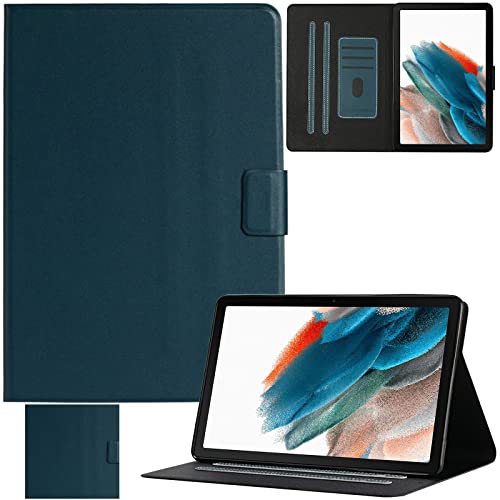 REASUN Hülle für Samsung Galaxy Tab A8 10,5 Zoll 2022, PU Leder mit Auto Sleep/Wake Smart Stand Kartenfächer Schutzhülle für Samsung Galaxy Tab A8 10,5 Zoll 2022 (SM-X200/X205/X207), Grün von REASUN