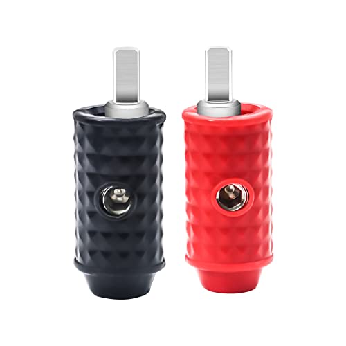RECOIL WR04 Verstärker Strom-/Erdungseingangsdraht-Querschnittsreduzierstück Messing 1/0 Gauge auf 4 Gauge mit rot/schwarzen Silikonabdeckungen, Marine-Grade Satin Chrom Finish, Paar RECOIL WR04 Verstärker Strom-/Erdungseingangsdraht-Querschnittsreduzierstück Messing 1/0 Gauge auf 4 Gauge mit rot/schwarzen Silikonabdeckungen, Marine-Grade Satin Chrom Finish, Paar von RECOIL