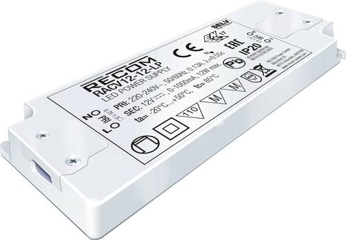 RECOM LED-Treiber 12W 0 - 1000mA 12 V/DC einstellbar 1St. von RECOM