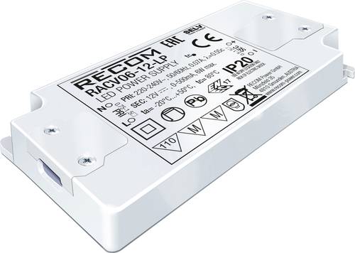 RECOM LED-Treiber 6W 0 - 500mA 12 V/DC einstellbar 1St. RECOM LED-Treiber 6W 0 - 500mA 12 V/DC einstellbar 1St. von RECOM
