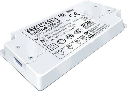 RECOM LED-Treiber 6W 350mA 2 - 18 V/DC 1St. RECOM LED-Treiber 6W 350mA 2 - 18 V/DC 1St. von RECOM