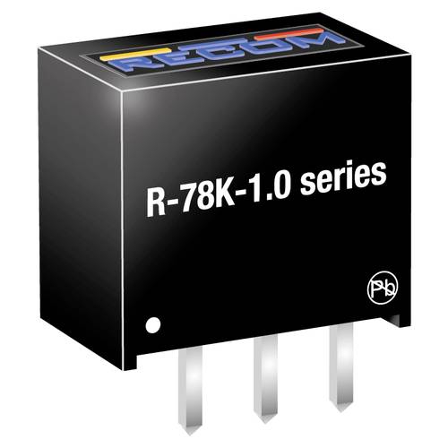 RECOM R-78K12-1.0 DC/DC-Wandler 12V 1A 12W Inhalt 1St. von RECOM