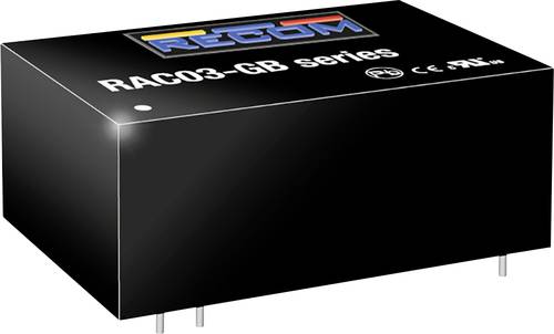 RECOM RAC03-05SGB AC/DC-Printnetzteil 5V 3W von RECOM
