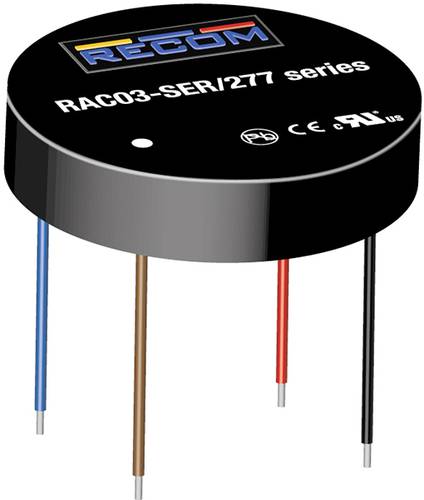 RECOM RAC03-3.3SER/277 AC/DC-Printnetzteil 3.3V 3W RECOM RAC03-3.3SER/277 AC/DC-Printnetzteil 3.3V 3W von RECOM