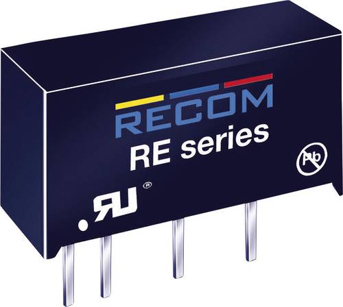 RECOM RE-2405S DC/DC-Wandler, Print 24 V/DC 5 V/DC 200mA 1W Anzahl Ausgänge: 1 x Inhalt 1St. RECOM RE-2405S DC/DC-Wandler, Print 24 V/DC 5 V/DC 200mA 1W Anzahl Ausgänge: 1 x Inhalt 1St. von RECOM
