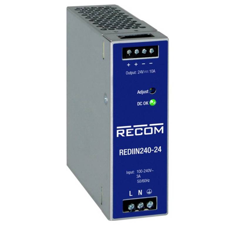 RECOM REDIIN240 SNT Din-Schiene Single O Hutschienen-Netzteil von RECOM