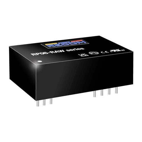 RECOM RP06-11012SRAW DC/DC-Wandler 110V 12V 0.5A 6W Anzahl Ausgänge: 1 x Inhalt 1St. RECOM RP06-11012SRAW DC/DC-Wandler 110V 12V 0.5A 6W Anzahl Ausgänge: 1 x Inhalt 1St. von RECOM
