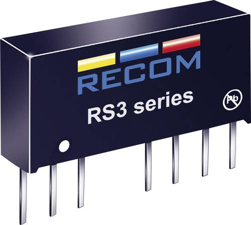 RECOM RS3243.3S DC/DC-Wandler, Print 24 V/DC 3.3 V/DC 600mA 3W Anzahl Ausgänge: 1 x Inhalt 1St. von RECOM