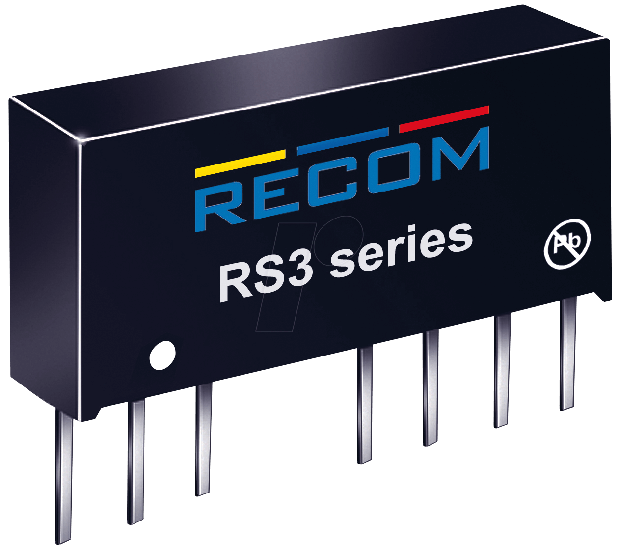 RS3-1209S - DC/DC-Wandler 3 W, 9-18 Vin, Single, 9 Vout, 333 mA, SIL-8 von RECOM