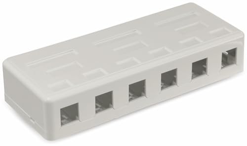 RED4POWER Leergehäuse KLG-6-W, 6-Port von RED 4 POWER