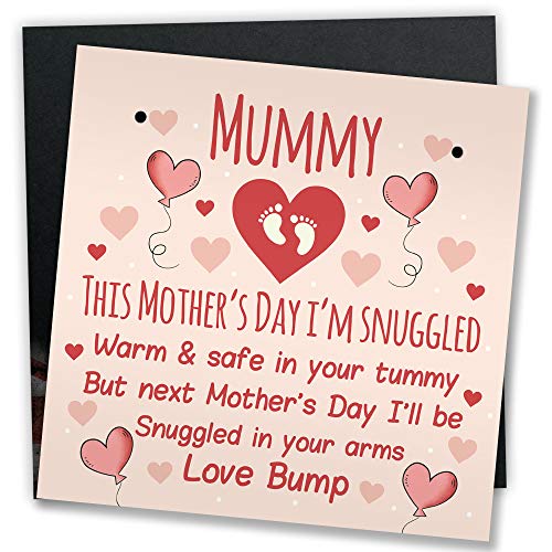 RED OCEAN Muttertagskarte von Bump Mummy To Be Geschenke zum Aufhängen, Geschenke für Mama, Mama von RED OCEAN