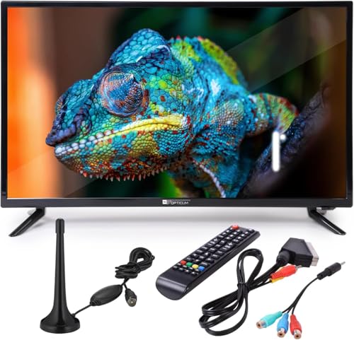 32 Zoll LED TV TRIVIO 32Z3 von Opticum RED - Triple Tuner DVB-S2 / DVB-T2 / DVB-C - CI+ Steckplatz - USB 2.0 - HDMI - PVR-Funktion + Inkl. DVB-T2 ANTENNE von RED OPTICUM