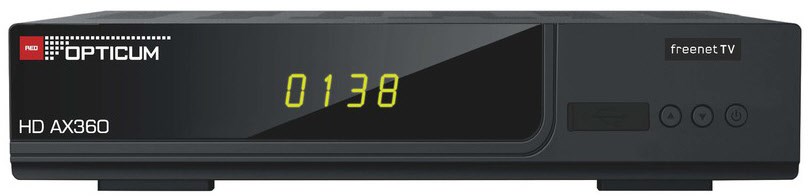 AX360 FreeNet PVR DVB-T2 HD Receiver AX360 FreeNet PVR DVB-T2 HD Receiver von RED OPTICUM