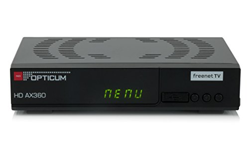 Opticum AX 360 DVB-T2 HD H.265/HEVC Receiver Freenet TV Irdeto Schwarz Opticum AX 360 DVB-T2 HD H.265/HEVC Receiver Freenet TV Irdeto Schwarz von RED OPTICUM