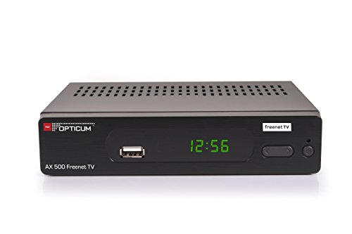 Opticum AX 500 Freenet TV Irdeto DVB-T2 HD H.265/HEVC Receiver schwarz von RED OPTICUM