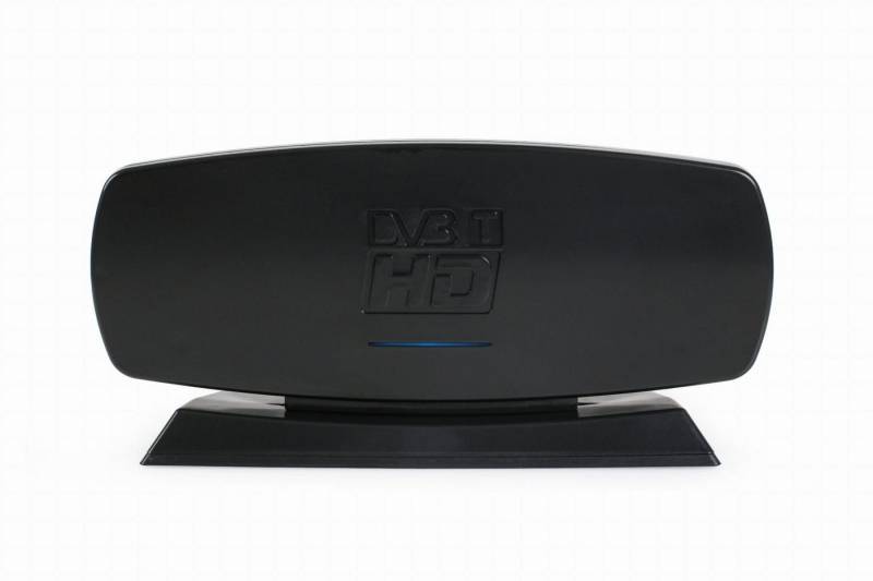 RED OPTICUM AX INTERNA - Aktive DVB-T2 Antenne mit Verstärker 25 dB DVB-T2 HD Receiver (incl. Anschlußkabel und externem Netzteil) von RED OPTICUM