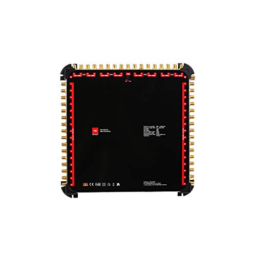 RED OPTICUM OMS 17/32 PRO TR Sat Multischalter 32 Teilnehmer - Sat Verteiler 4 Satelliten an bis zu 32 Teilnehmer mit vergoldeten Kontakten - 3D UHD 4K Ready - Multiswitch Quattro LNB geeignet RED OPTICUM OMS 17/32 PRO TR Sat Multischalter 32 Teilnehmer - Sat Verteiler 4 Satelliten an bis zu 32 Teilnehmer mit vergoldeten Kontakten - 3D UHD 4K Ready - Multiswitch Quattro LNB geeignet von RED OPTICUM