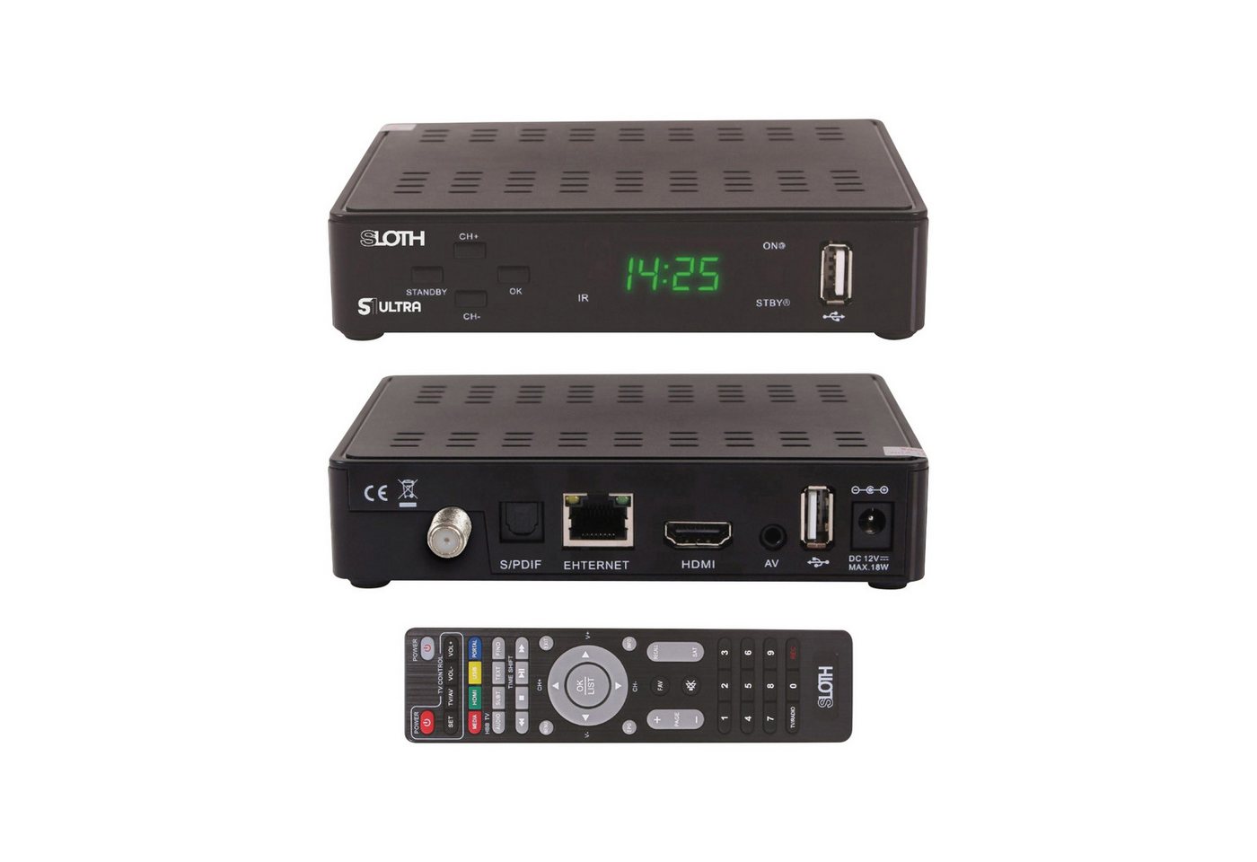 RED OPTICUM RED OPTICUM SAT-Receiver Sloth S1 Ultra Kombigerät RED OPTICUM RED OPTICUM SAT-Receiver Sloth S1 Ultra Kombigerät von RED OPTICUM