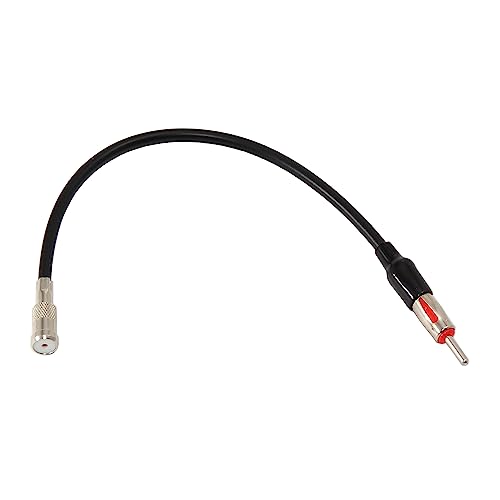 RED WOLF Antennen Adapter DIN Stecker Male auf ISO Kupplung 29cm Kabel Aftermarket Radio Adapter für VW BMW Volkswagen von RED WOLF