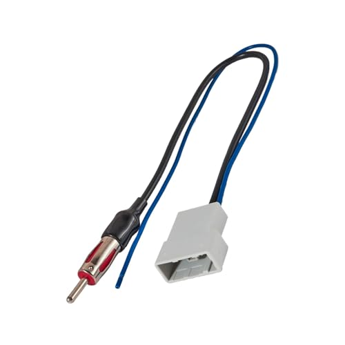 RED WOLF Antennenadapter GT13 auf DIN Stecker für 2007-2020 Nissan Frontier Altima Titan Murano 370Z Juke Autoradio Antenne Adapterkabel von RED WOLF