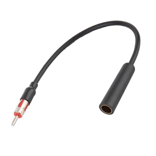 RED WOLF Auto Radio Antennen Verlängerung Kabel DIN Stecker auf DIN Buchse universal DIN Adapter kfz Radio Adapter universal von RED WOLF