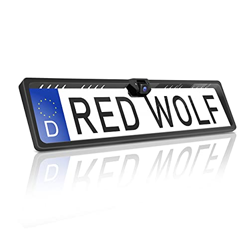 RED WOLF Rückfahrkamera Kennzeichenhalter Nummernschild mit Kamera NTSC PAL Guideline Einparkhilfe mit 8m Kabel 12V Wasserdicht RED WOLF Rückfahrkamera Kennzeichenhalter Nummernschild mit Kamera NTSC PAL Guideline Einparkhilfe mit 8m Kabel 12V Wasserdicht von RED WOLF