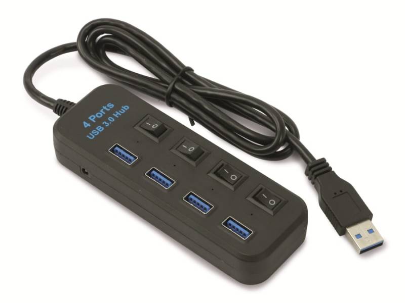 RED4POWER USB 3.0 Hub R4-U004B von RED4POWER