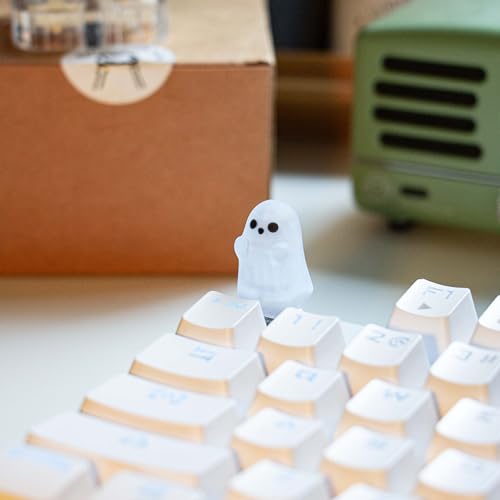 REDQIN Artisan Tastenkappen – Niedliche Geister-Tastenkappen glänzen durch Harz, benutzerdefinierte Escape, handgefertigte Tastenkappe für mechanische Tastatur-Tastenkappen (kleiner Geist REDQIN Artisan Tastenkappen – Niedliche Geister-Tastenkappen glänzen durch Harz, benutzerdefinierte Escape, handgefertigte Tastenkappe für mechanische Tastatur-Tastenkappen (kleiner Geist von REDQIN