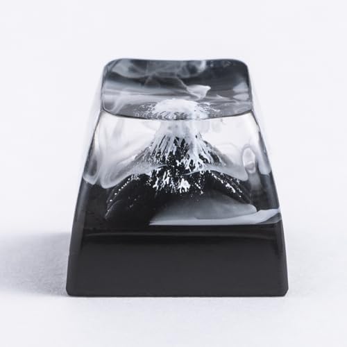 REDQIN Himalaya-Berg-Tastenkappe, Kunsthandwerker-Tastenkappe, Esc Keycap, handgefertigte Tastenkappe für mechanische Tastaturen von REDQIN