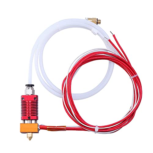 Redrex CR10 Extruder Hot End Compatible with Creality CR-10,CR-10S,CR-10S4,CR-10S5 3D Drucker 1,75 mm Filament 0,4 mm Düse 12V 40W Heizung NTC Thermistor von REDREX