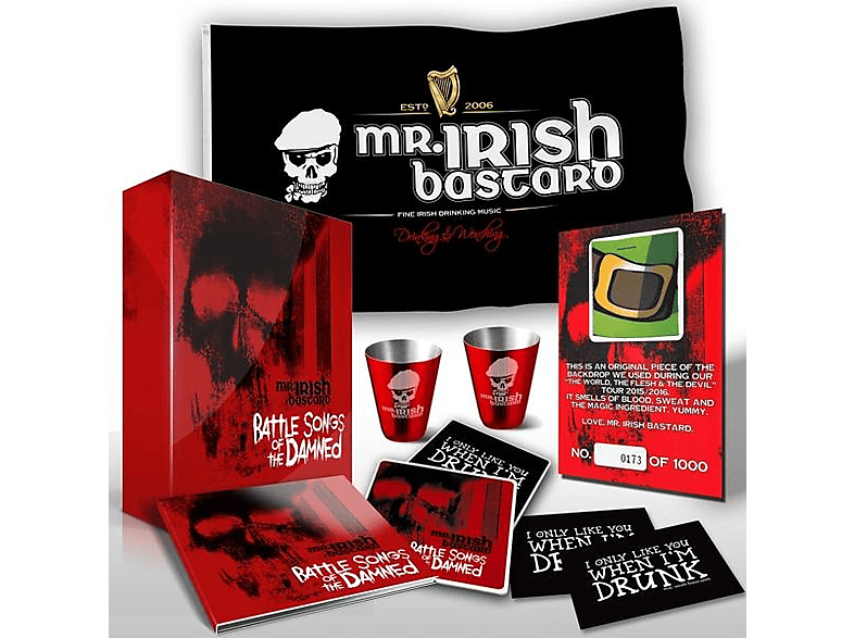 Mr. Irish Bastard - Battle Songs Of The Damned (Ltd. Fan Box) (CD + Merchandising) von REEDO RECO