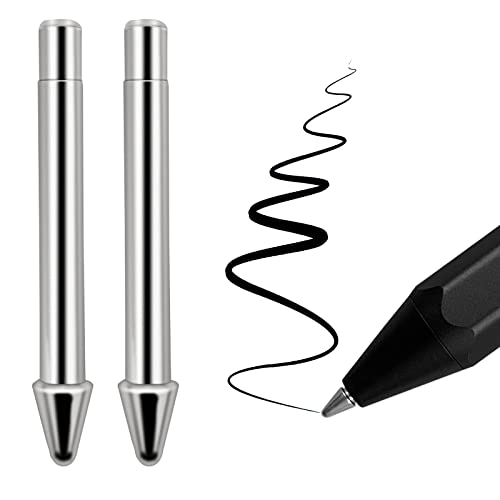 2 Pcs Kein Verschleiß Titan Legierung Stift Spitzen passend für Surface Pen,Pen wie Nachfüllfedern Ersatzfedern passend für Microsoft Surface Pro 7 6 5 4 Series(Modell 1776) Surface Laptop Stylus Pen von REEYEAR