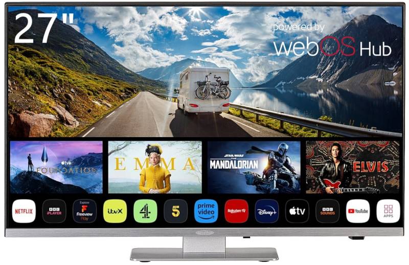 LDDX27iBT 69 cm (27") LCD-TV mit DVD-Spieler silber / E von REFLEXION