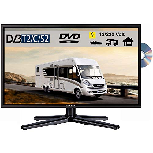 REFLEXION LDDW240 LED Fernseher 23.6 Zoll TV DVB-S2 / C / T2 DVD, 12Volt 230 Volt von REFLEXION