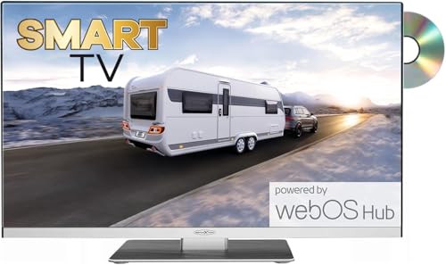 REFLEXION LDDX22iBT mit Standfuß | 22 Zoll (55 cm) rahmenloser LED-Smart TV (webOS) eingebauter DVD-Player, DVB-S2/C/T2 HD Tuner mit Bluetooth von REFLEXION