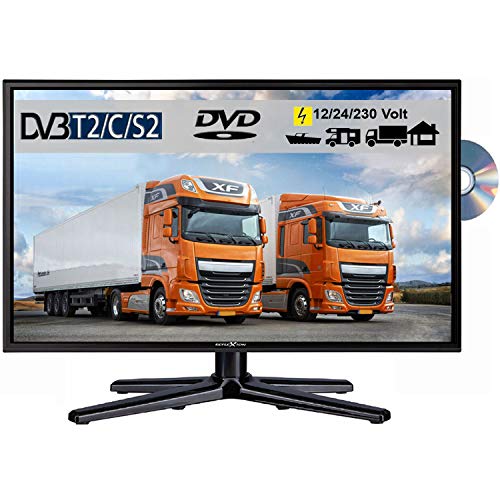 REFLEXION LED 23.6 Zoll TV LDDW-24 DVB-S2 / C / T2 DVD, 24 Volt 12 Volt 230 Volt von REFLEXION