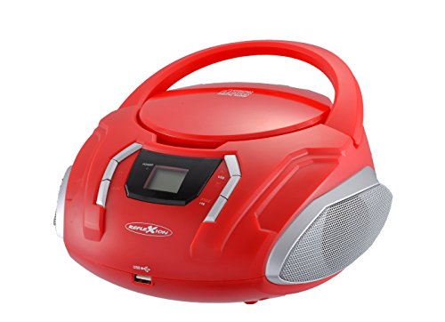 Reflexion CDR2250U RD UKW-Radio mit CD/MP3/USB/AUX-IN rot von REFLEXION