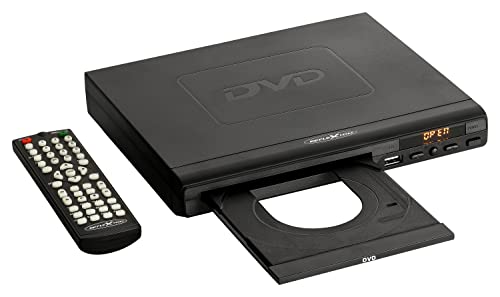 Reflexion DVD366, DVD-CD-Player, Slim Line, Display, CD-Kopierfunktion auf USB, Anti-Schock-System, Coax-Audioausgang, Schwarz von REFLEXION