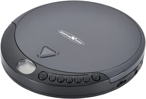 Reflexion PCD-400 tragbarer CD-Player inkl. Ohrhörer, schwarz von REFLEXION