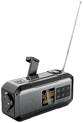 Reflexion TRA555 Camping Radio (40 Watt) Integrierter Akku, Powerbank-Funktion, Hochleistungs-Taschenlampe, Schwarz von REFLEXION