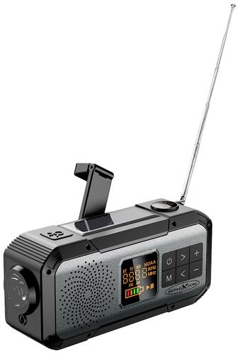 Reflexion TRA555 Notfallradio UKW, AM Bluetooth®, UKW, Notfallradio Handkurbel, Powerbank-Funktion, von REFLEXION