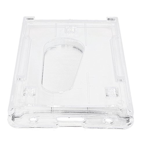 REFURBISHHOUSE 1x Vertikaler Hartplastik-Ausweishalter Double Card Id Multi Transparent 10x6cm REFURBISHHOUSE 1x Vertikaler Hartplastik-Ausweishalter Double Card Id Multi Transparent 10x6cm von REFURBISHHOUSE