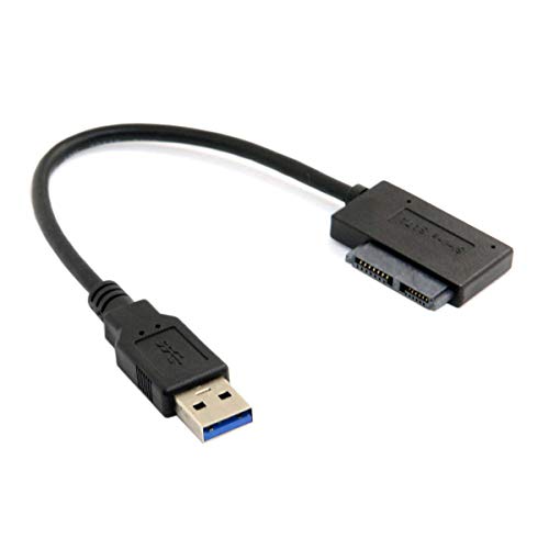 REFURBISHHOUSE USB 3.0 Bis 7 + 6 13Pin Slimline Sata Laptop Cd/DVD Rom Adapterkabel Für Optisches Laufwerk von REFURBISHHOUSE