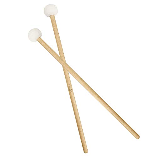 REHOC 2 StüCke Doppel Kopf Trommel Becken Mallet Hammer Sticks SchläGel Rods Filz Hammer 385Mm REHOC 2 StüCke Doppel Kopf Trommel Becken Mallet Hammer Sticks SchläGel Rods Filz Hammer 385Mm von REHOC
