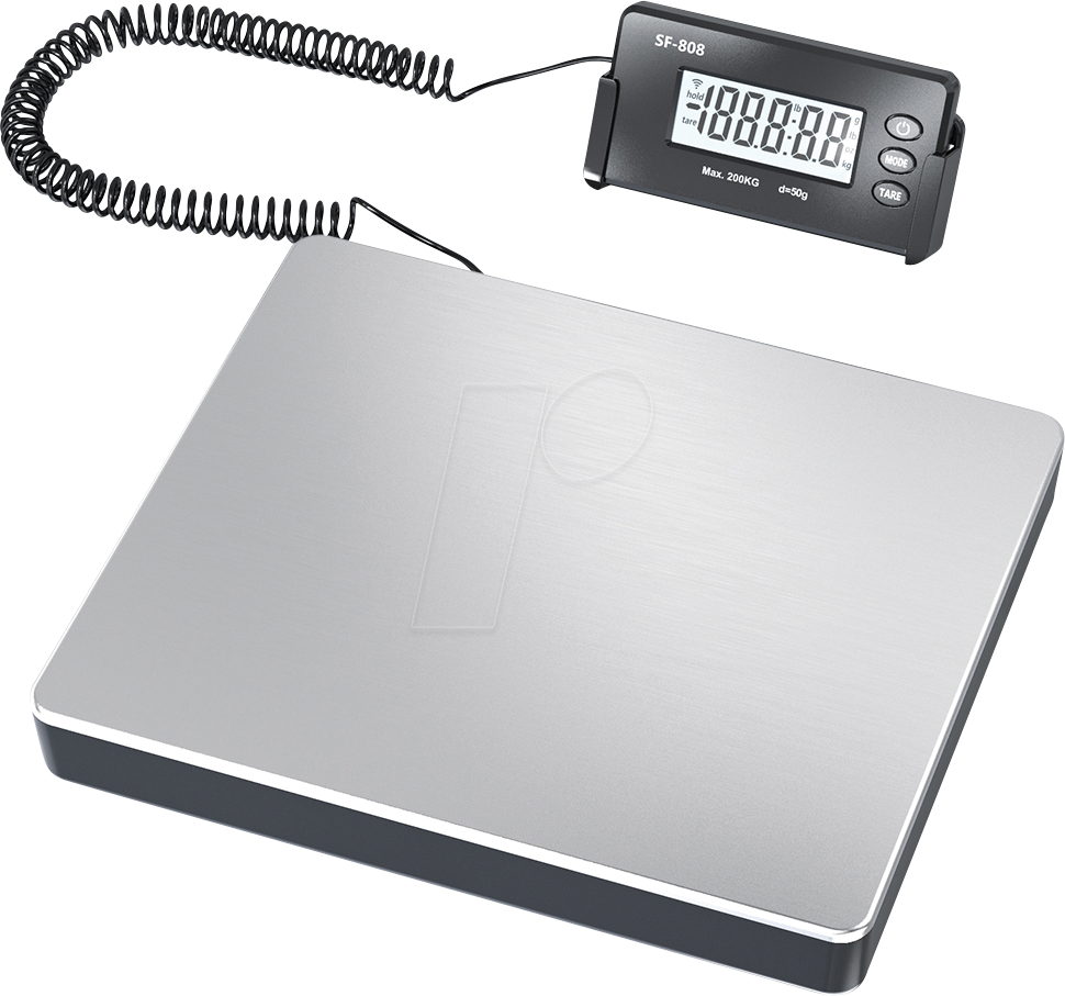SF 808 - Paketwaage SF-808, digital, bis 100,0 kg SF 808 - Paketwaage SF-808, digital, bis 100,0 kg von REICHELT