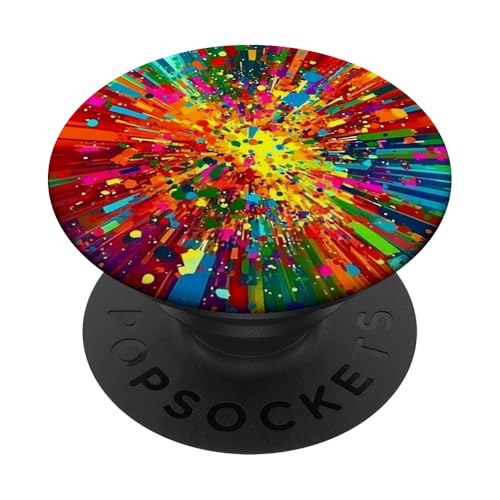 Colorful Burst: Spektrumsexplosion PopSockets mit austauschbarem PopGrip von REIGNWARE