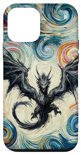 Hülle für iPhone 12 mini Mythischer schwarzer Drache - Fantasiekunst Hülle für iPhone 12 mini Mythischer schwarzer Drache - Fantasiekunst von REIGNWARE