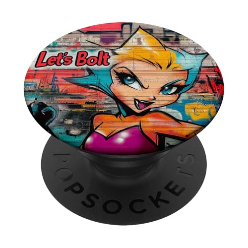 Let's Bolt: Power Surge PopSockets Klebender PopGrip von REIGNWARE