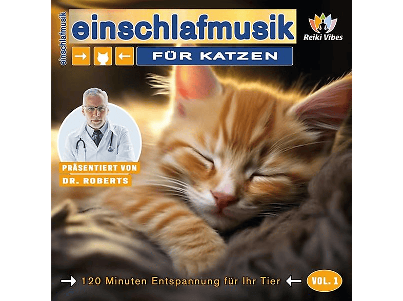 DR. Roberts - einschlafmusik für katzen vol.1 (CD) von REIKI VIBE